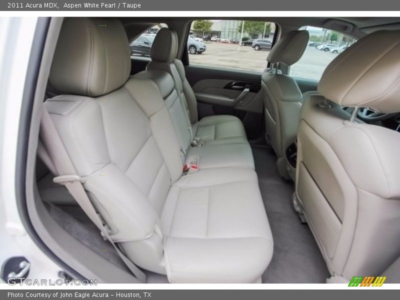 Aspen White Pearl / Taupe 2011 Acura MDX