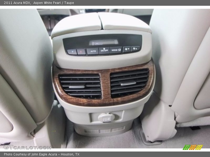 Aspen White Pearl / Taupe 2011 Acura MDX