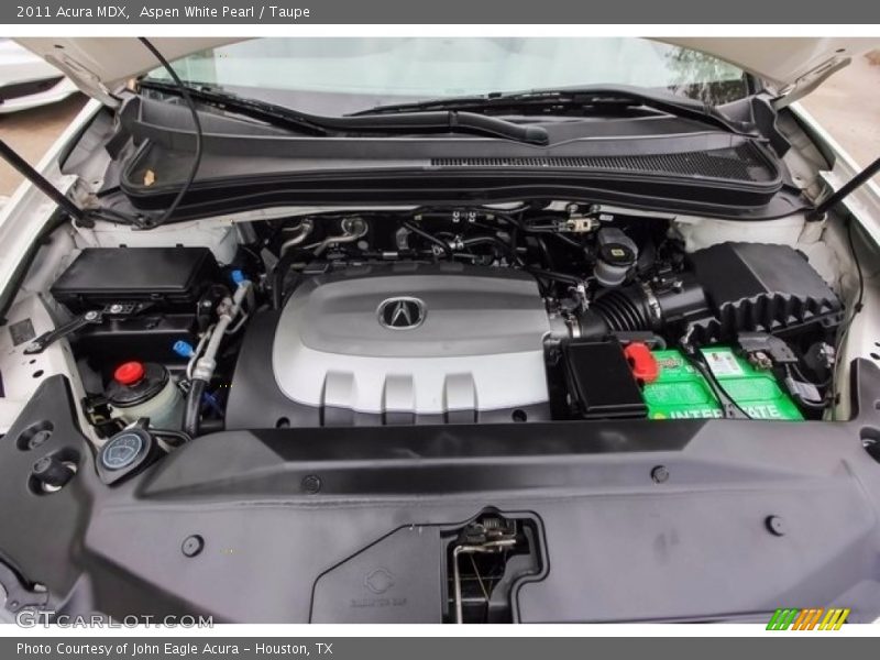 Aspen White Pearl / Taupe 2011 Acura MDX