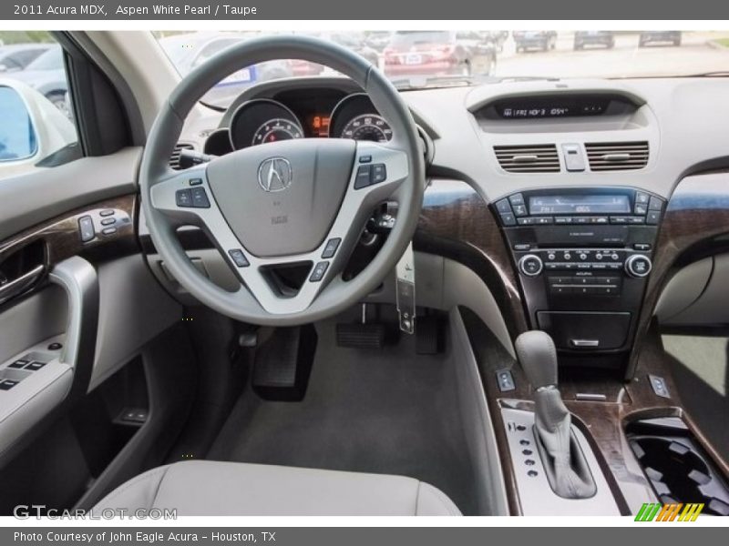 Aspen White Pearl / Taupe 2011 Acura MDX