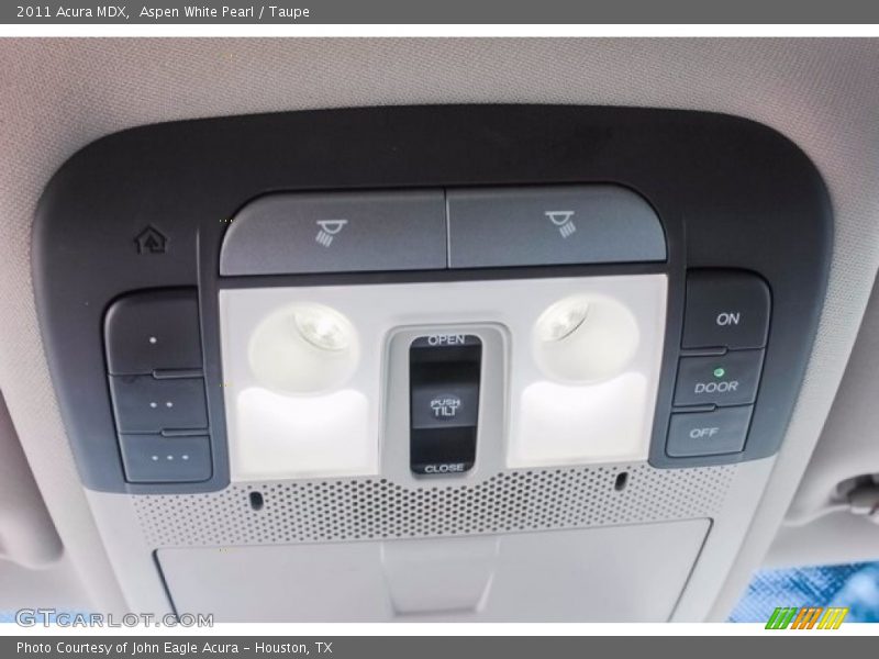 Aspen White Pearl / Taupe 2011 Acura MDX