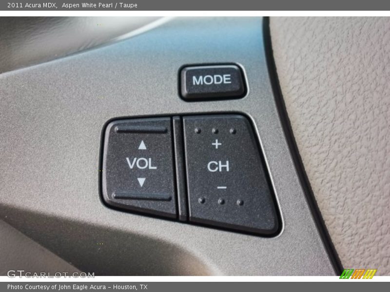 Aspen White Pearl / Taupe 2011 Acura MDX