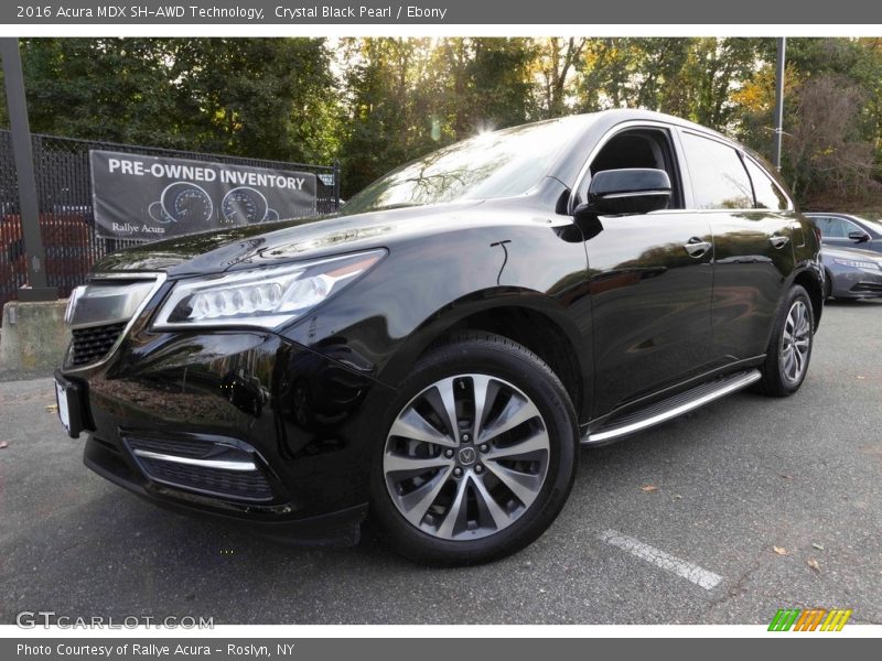 Crystal Black Pearl / Ebony 2016 Acura MDX SH-AWD Technology