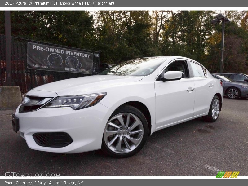 Bellanova White Pearl / Parchment 2017 Acura ILX Premium