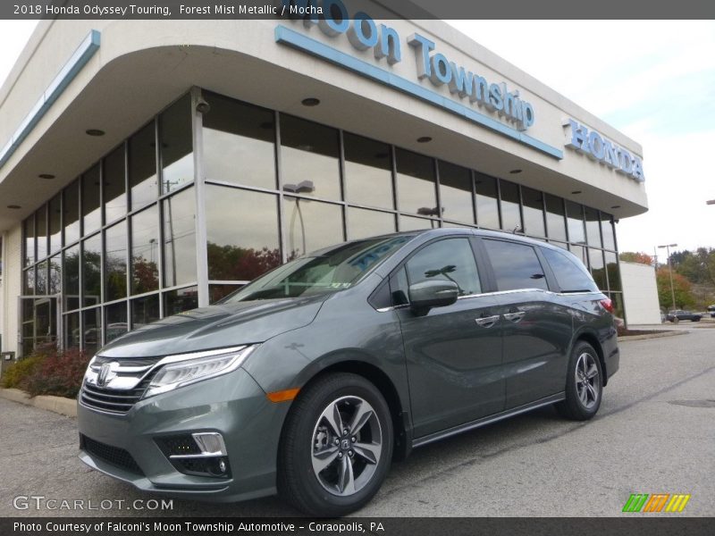 Forest Mist Metallic / Mocha 2018 Honda Odyssey Touring