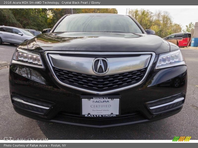 Crystal Black Pearl / Ebony 2016 Acura MDX SH-AWD Technology