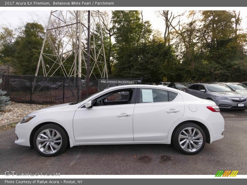 Bellanova White Pearl / Parchment 2017 Acura ILX Premium