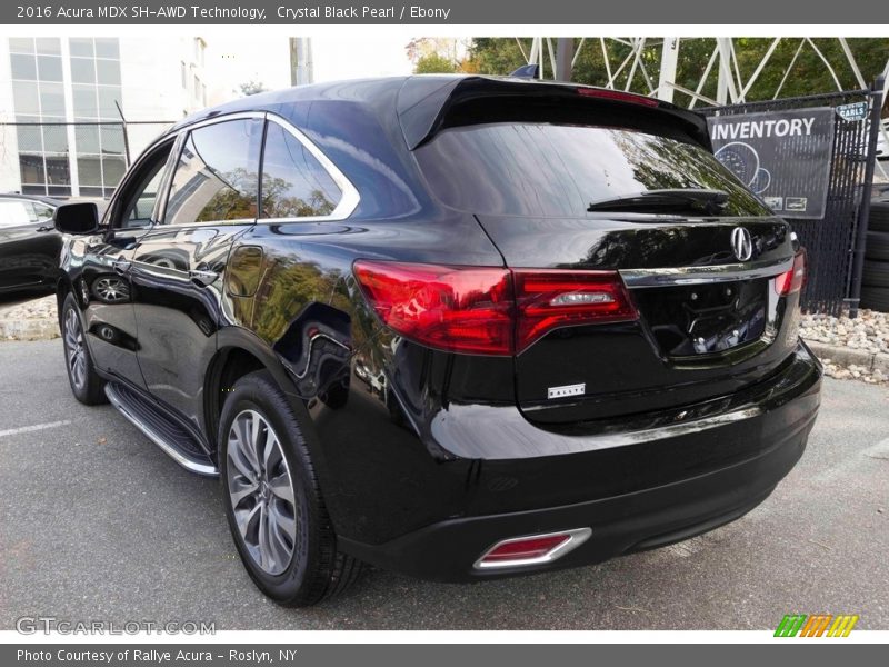 Crystal Black Pearl / Ebony 2016 Acura MDX SH-AWD Technology