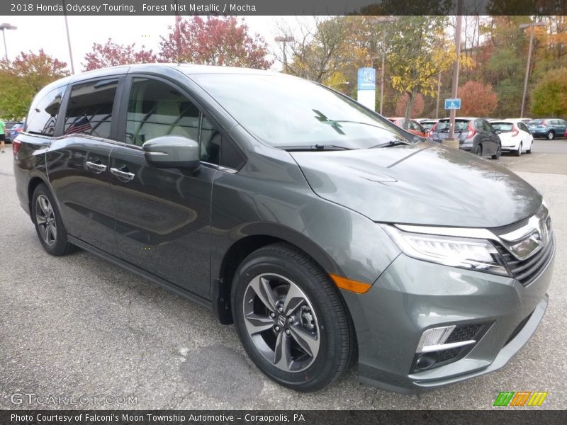 Forest Mist Metallic / Mocha 2018 Honda Odyssey Touring