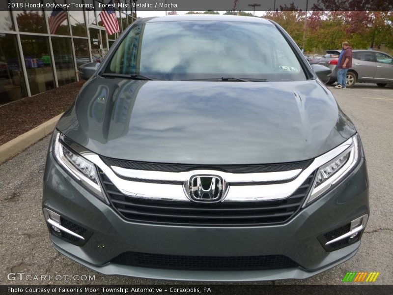 Forest Mist Metallic / Mocha 2018 Honda Odyssey Touring