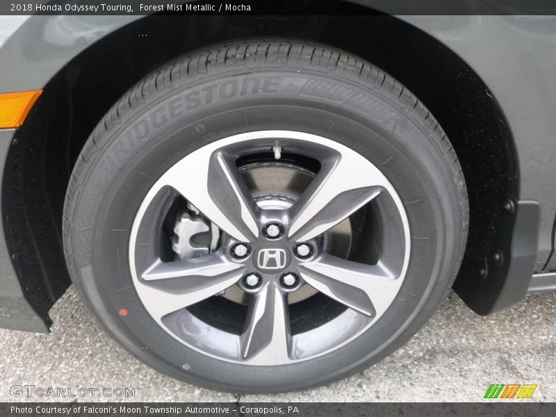 Forest Mist Metallic / Mocha 2018 Honda Odyssey Touring