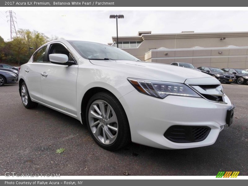 Bellanova White Pearl / Parchment 2017 Acura ILX Premium