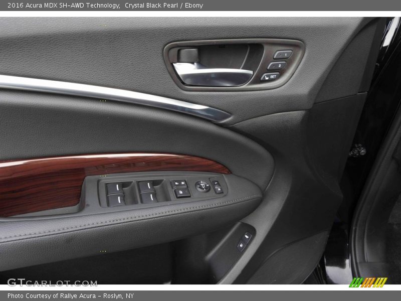 Crystal Black Pearl / Ebony 2016 Acura MDX SH-AWD Technology