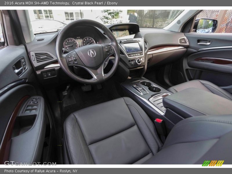 Crystal Black Pearl / Ebony 2016 Acura MDX SH-AWD Technology