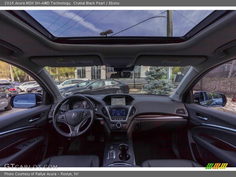 Crystal Black Pearl / Ebony 2016 Acura MDX SH-AWD Technology