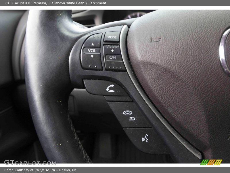 Bellanova White Pearl / Parchment 2017 Acura ILX Premium