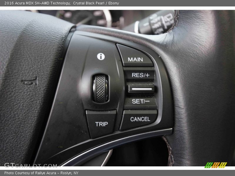 Crystal Black Pearl / Ebony 2016 Acura MDX SH-AWD Technology