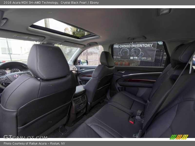 Crystal Black Pearl / Ebony 2016 Acura MDX SH-AWD Technology