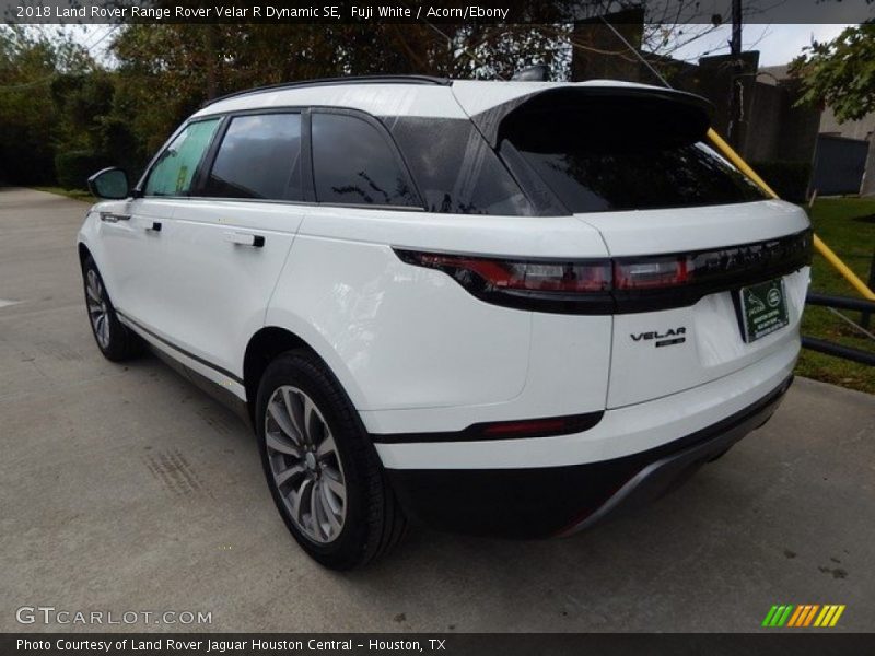 Fuji White / Acorn/Ebony 2018 Land Rover Range Rover Velar R Dynamic SE