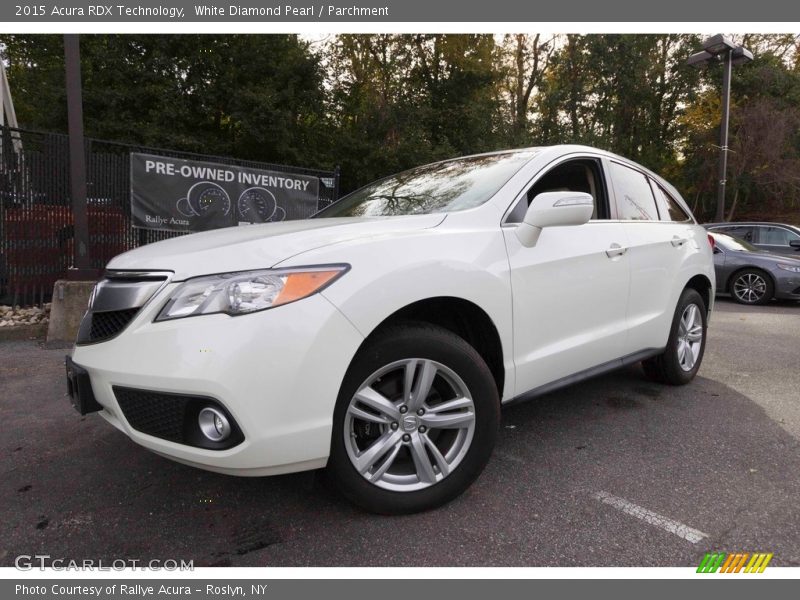 White Diamond Pearl / Parchment 2015 Acura RDX Technology