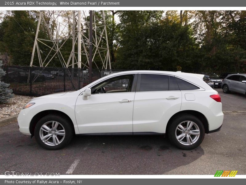 White Diamond Pearl / Parchment 2015 Acura RDX Technology