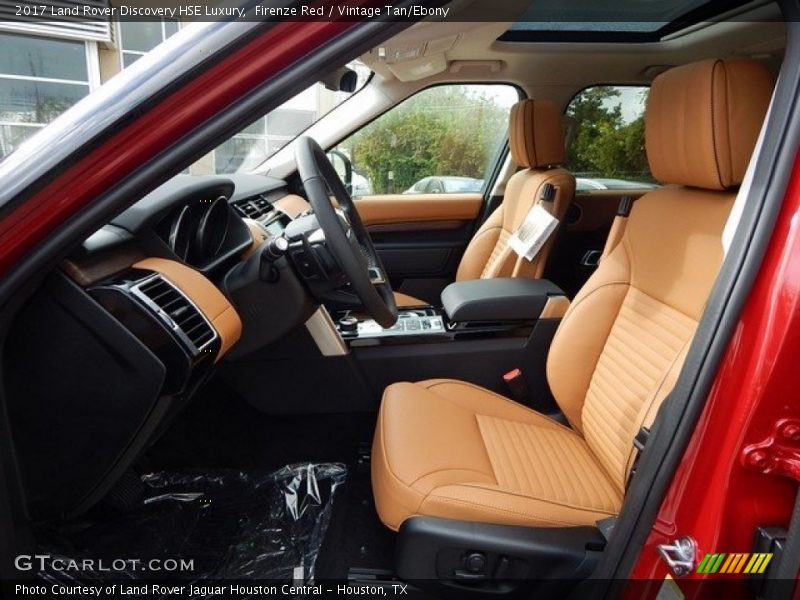 Front Seat of 2017 Discovery HSE Luxury