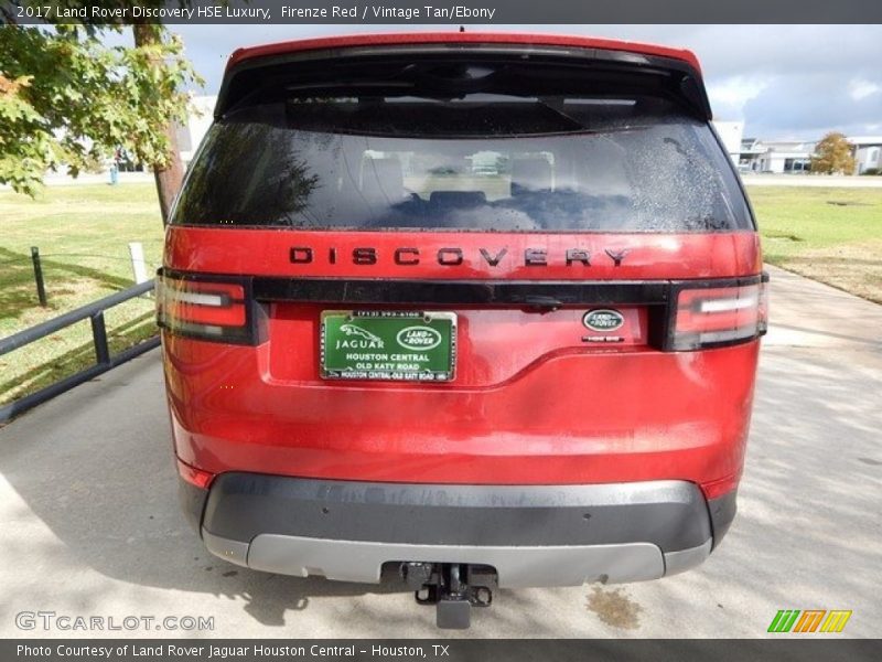 Firenze Red / Vintage Tan/Ebony 2017 Land Rover Discovery HSE Luxury