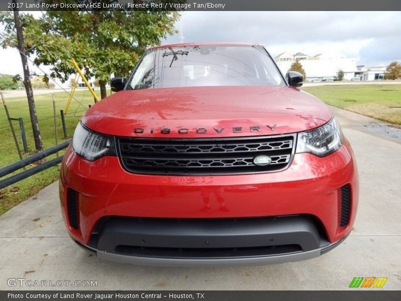 Firenze Red / Vintage Tan/Ebony 2017 Land Rover Discovery HSE Luxury