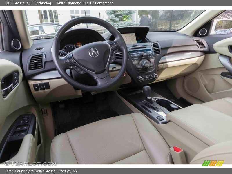 White Diamond Pearl / Parchment 2015 Acura RDX Technology
