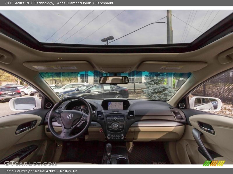 White Diamond Pearl / Parchment 2015 Acura RDX Technology