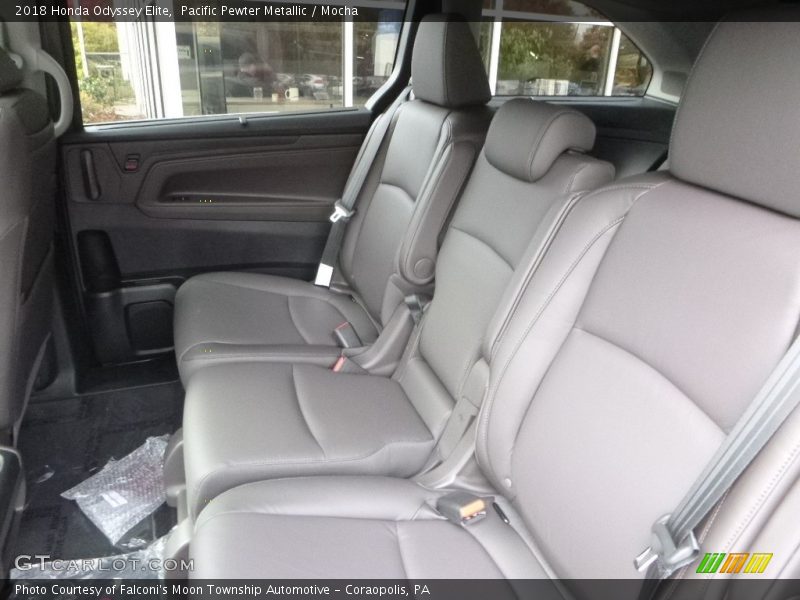 Pacific Pewter Metallic / Mocha 2018 Honda Odyssey Elite