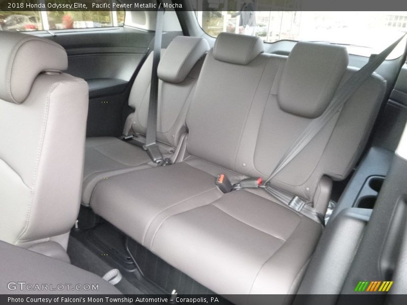 Pacific Pewter Metallic / Mocha 2018 Honda Odyssey Elite