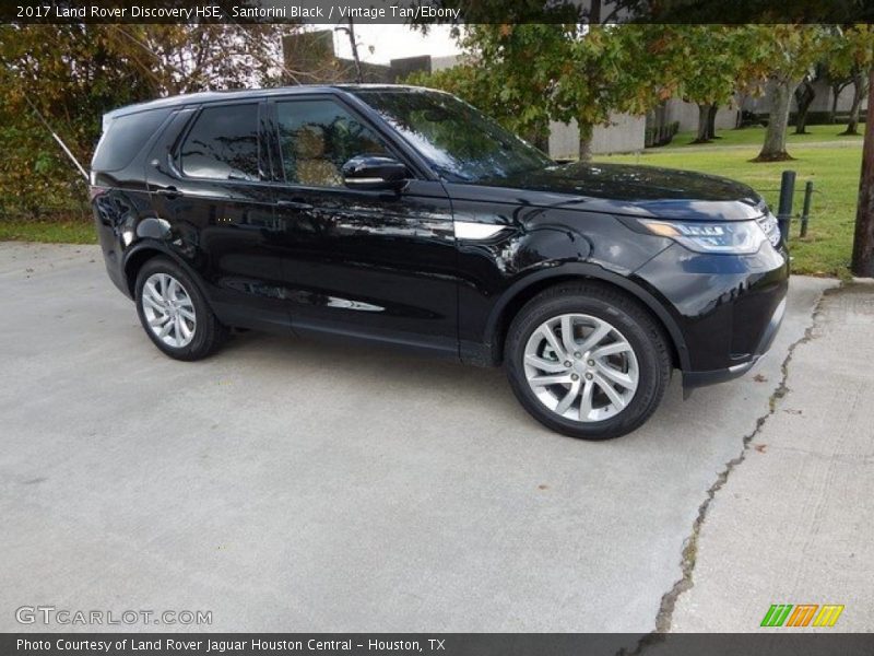 Santorini Black / Vintage Tan/Ebony 2017 Land Rover Discovery HSE