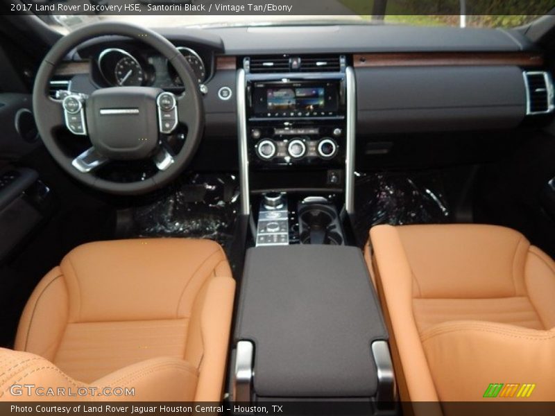 Santorini Black / Vintage Tan/Ebony 2017 Land Rover Discovery HSE