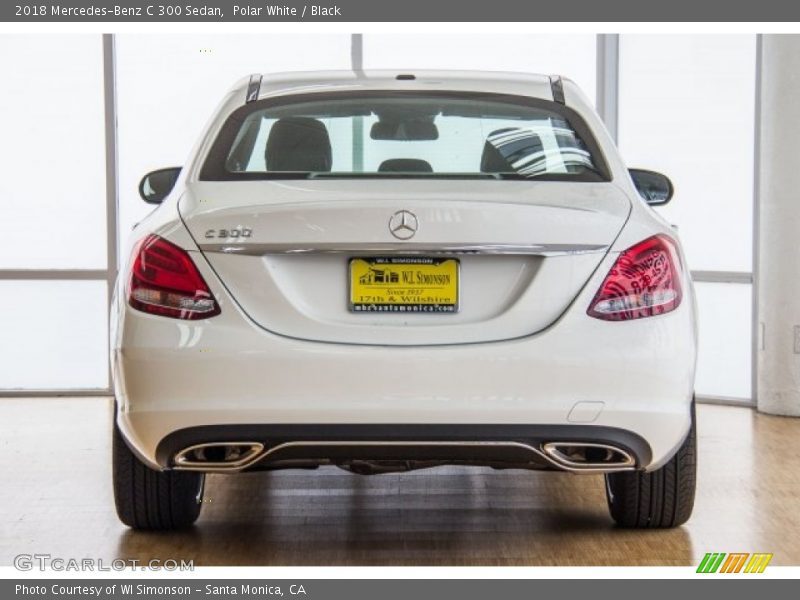 Polar White / Black 2018 Mercedes-Benz C 300 Sedan