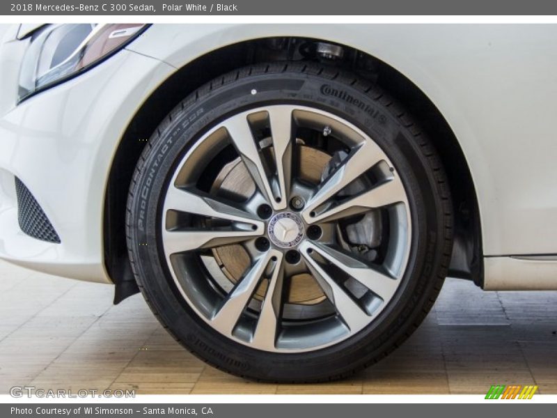 Polar White / Black 2018 Mercedes-Benz C 300 Sedan