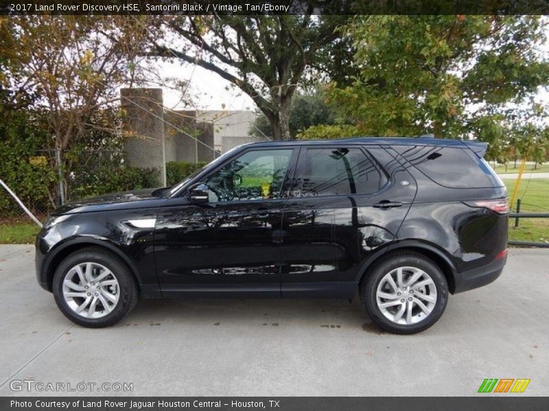 Santorini Black / Vintage Tan/Ebony 2017 Land Rover Discovery HSE
