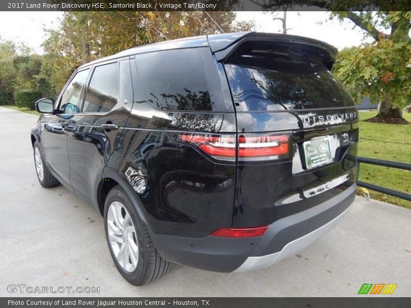 Santorini Black / Vintage Tan/Ebony 2017 Land Rover Discovery HSE