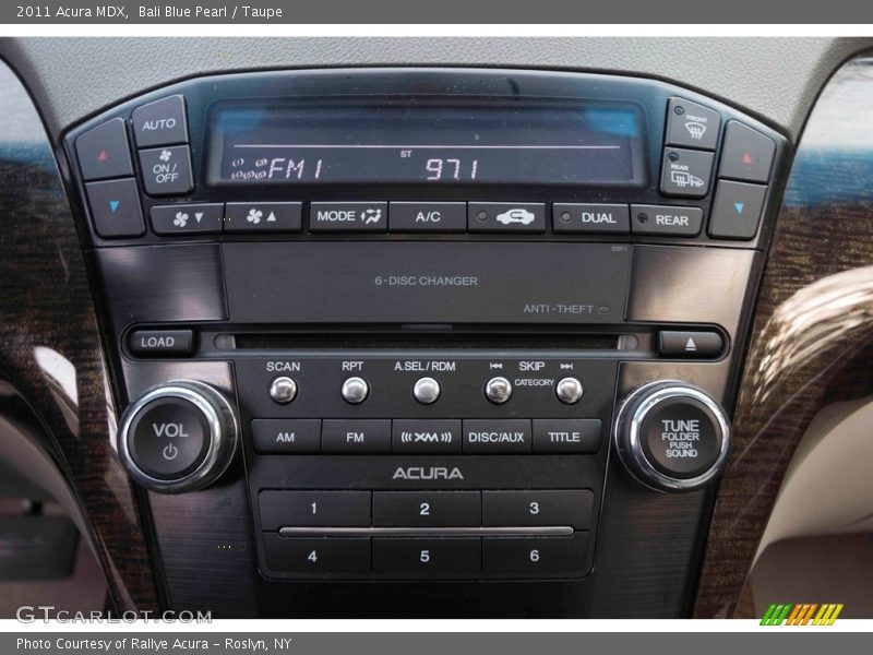 Bali Blue Pearl / Taupe 2011 Acura MDX
