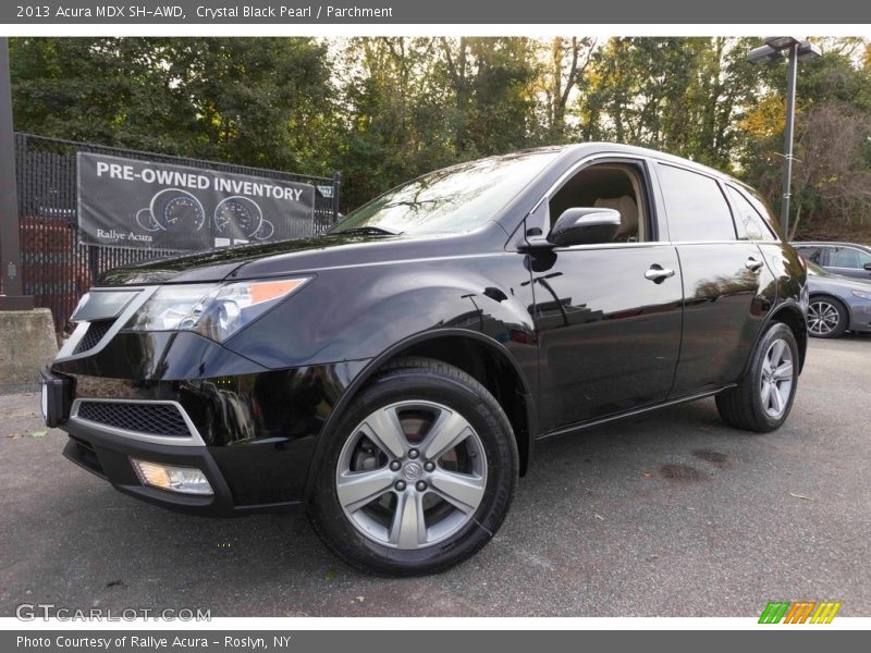 Crystal Black Pearl / Parchment 2013 Acura MDX SH-AWD