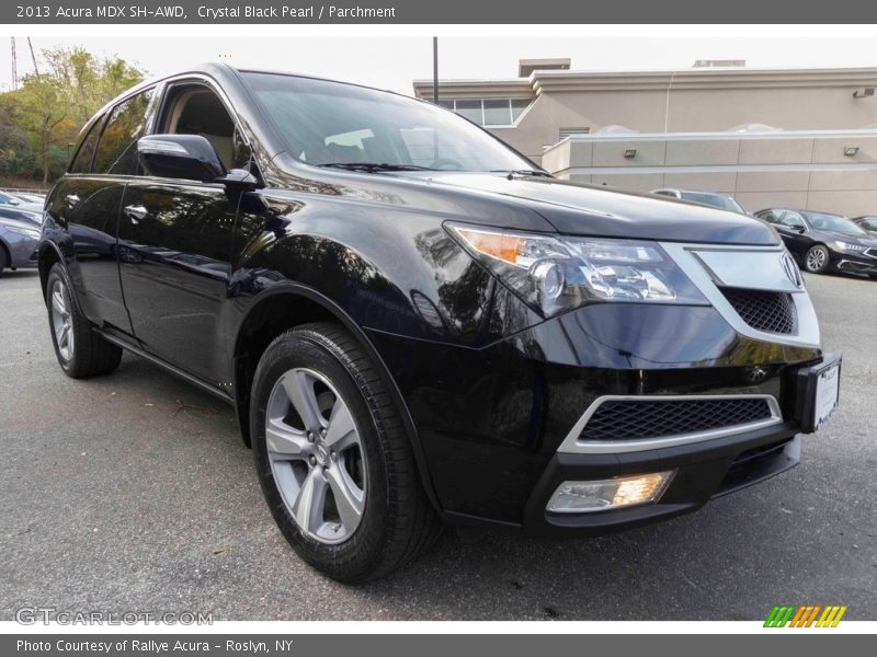 Crystal Black Pearl / Parchment 2013 Acura MDX SH-AWD