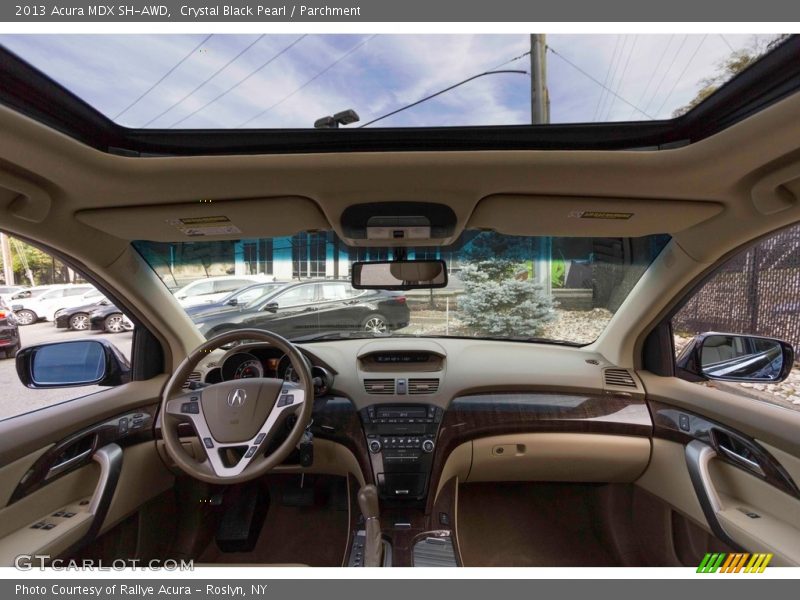 Crystal Black Pearl / Parchment 2013 Acura MDX SH-AWD