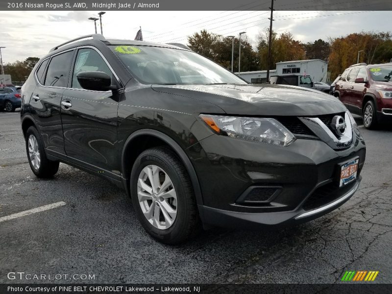 Midnight Jade / Almond 2016 Nissan Rogue SL AWD