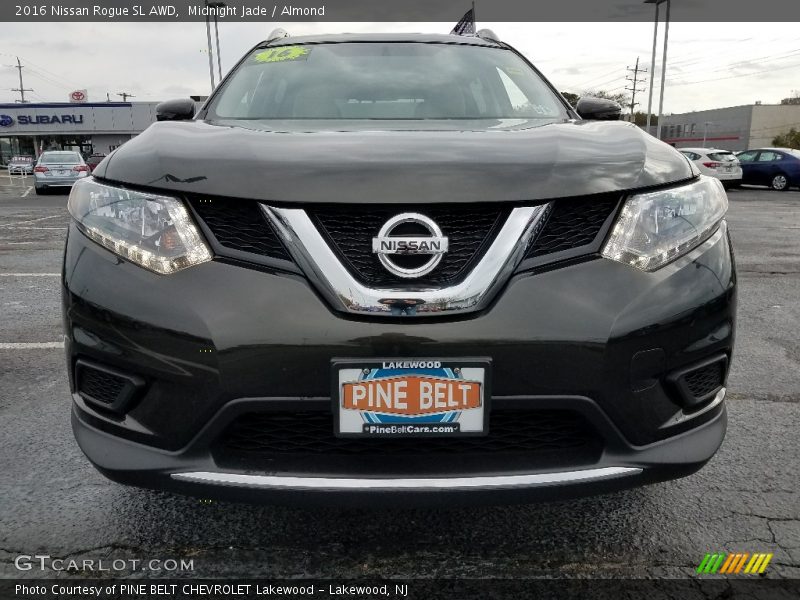 Midnight Jade / Almond 2016 Nissan Rogue SL AWD