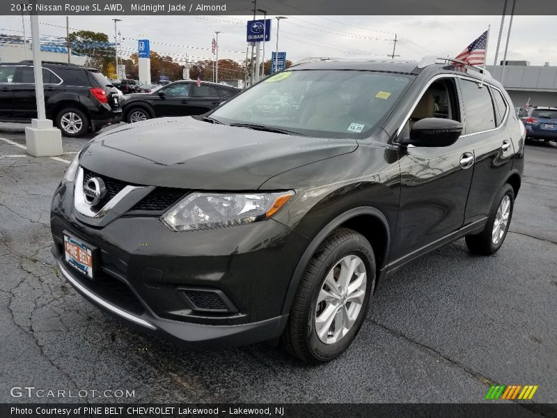 Midnight Jade / Almond 2016 Nissan Rogue SL AWD