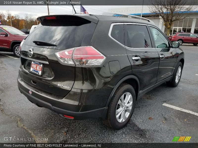 Midnight Jade / Almond 2016 Nissan Rogue SL AWD