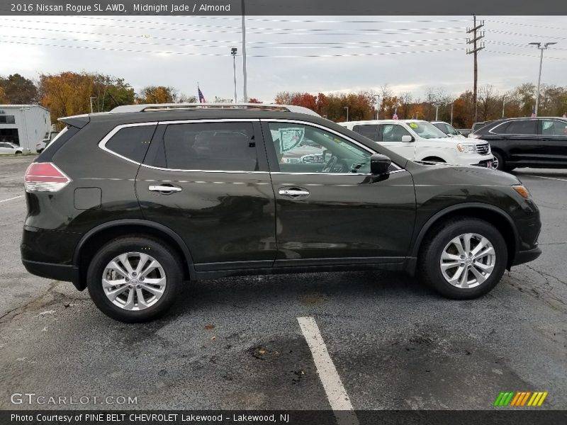 Midnight Jade / Almond 2016 Nissan Rogue SL AWD