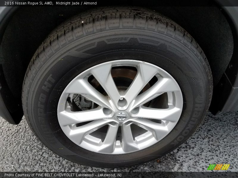 Midnight Jade / Almond 2016 Nissan Rogue SL AWD