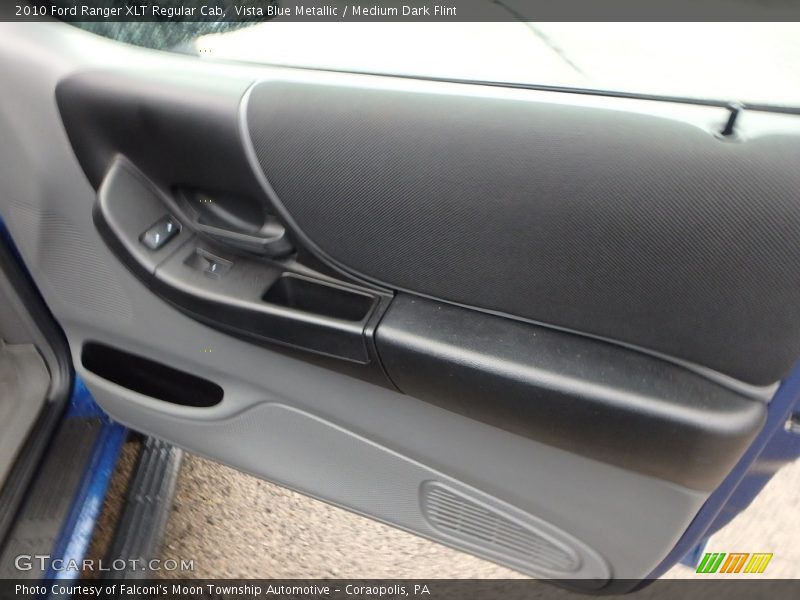 Vista Blue Metallic / Medium Dark Flint 2010 Ford Ranger XLT Regular Cab