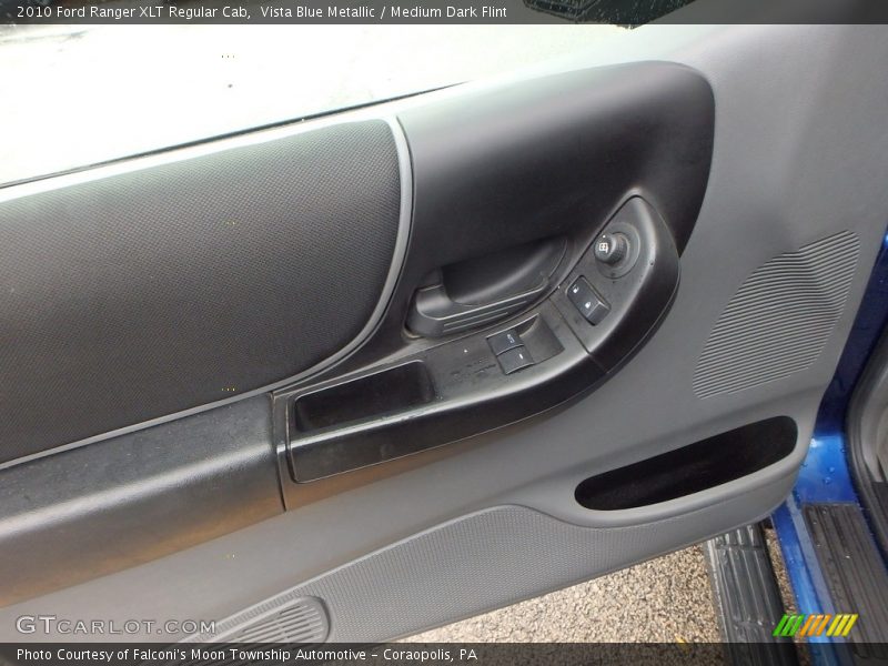 Vista Blue Metallic / Medium Dark Flint 2010 Ford Ranger XLT Regular Cab